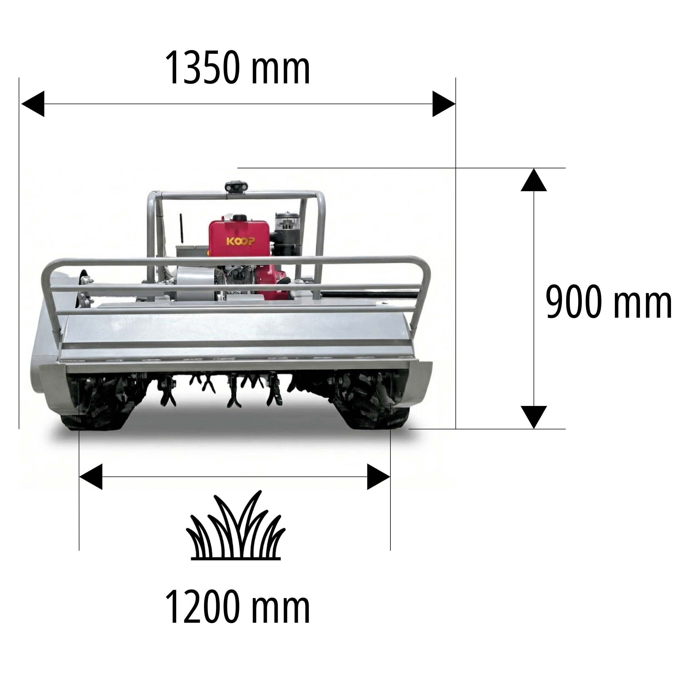 Abmessungen Frontansicht
